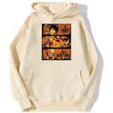3 Brüder Hoodie Beige