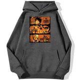 3 Brüder Hoodie Dunkelgrau