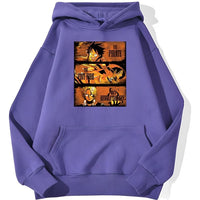 3 Brüder Hoodie Lila