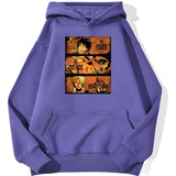 3 Brüder Hoodie Lila