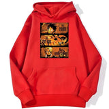 3 Brüder Hoodie Rot