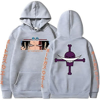 Ace Marineford Hoodie Grau