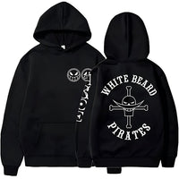 Ace Whitebeard Hoodie Schwarz