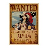 Alvida Wanted Poster