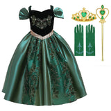 Anna Kostüm Kinder Kleid Accessoires
