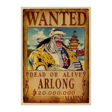 Arlong Wanted Poster