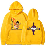 Bepo Pirates x Ace Hoodie Gelb