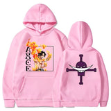 Bepo Pirates x Ace Hoodie Rosa