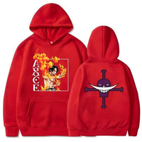 Bepo Pirates x Ace Hoodie Rot