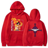 Bepo Pirates x Ace Hoodie Rot
