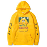 Brook Wanted Hoodie Gelb