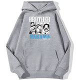 Brother Nakama Hoodie Grau