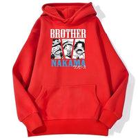 Brother Nakama Hoodie Rot