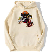 Buggy Clown Hoodie Beige