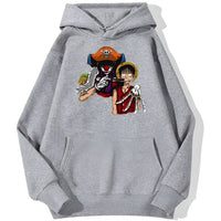 Buggy Clown Hoodie Grau