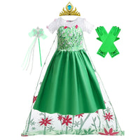 Eiskönigin Kostüm Kleid Accessoires