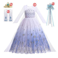 Elsa Kostüm Kinder Kleid Basis Set