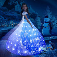 Elsa Kostüm Kinder LED