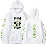 Green Mugiwara Hoodie Weiß
