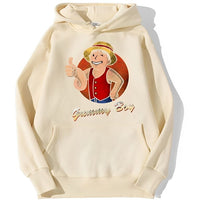 Gummy Boy Hoodie Beige