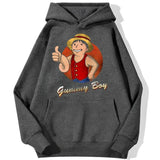 Gummy Boy Hoodie Dunkelgrau
