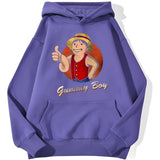 Gummy Boy Hoodie Lila