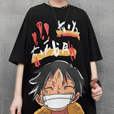 Harajuku T-Shirt Schwarz