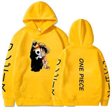 HK Ruffy Flag Hoodie Gelb