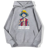 I Want You Hoodie Grau