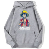 I Want You Hoodie Grau