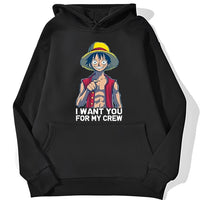 I Want You Hoodie Schwarz