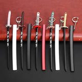 Katanas Demon Slayer Metall Nahaufnahme