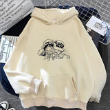 Kids Ruffy und Law Hoodie Beige