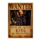 King Wanted Poster