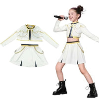 Kpop Demon Hunters Kostuem Kinder Weisse Jacke