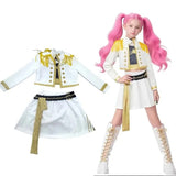 Kpop Demon Hunters Kostuem Kinder Weisse Uniform
