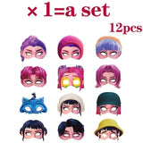 Kpop Demon Hunters Partymasken 12 Stueck