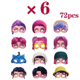 Kpop Demon Hunters Partymasken 72 Stueck