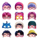 Kpop Demon Hunters Partymasken Karneval