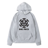 Law Logo Hoodie Grau