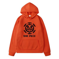 Law Logo Hoodie Orange