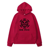 Law Logo Hoodie Rot