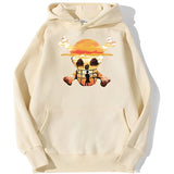 Logo Art Hoodie Beige