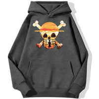 Logo Art Hoodie Dunkelgrau