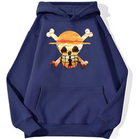 Logo Art Hoodie Marineblau