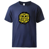 Logo Law T-Shirt Marineblau