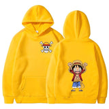 Luffy Hoodie Gelb