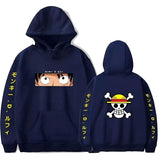 Luffy Pullover Marineblau