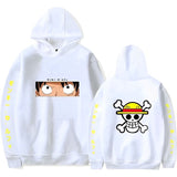 Luffy Pullover Weiß