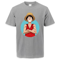Luffy Shirt Grau